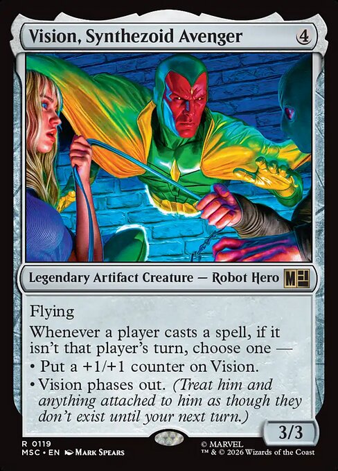 Vision, Synthezoid Avenger (Foil)