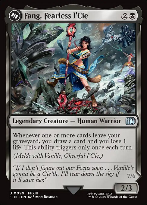 Fang, Fearless l'Cie (Foil)
