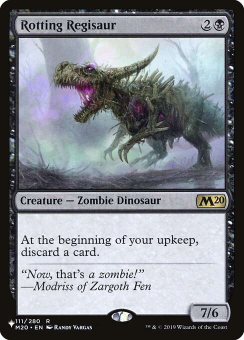 At the beginning of your upkeep, discard a card.