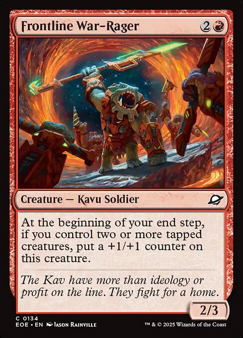 Frontline War-Rager (Foil)