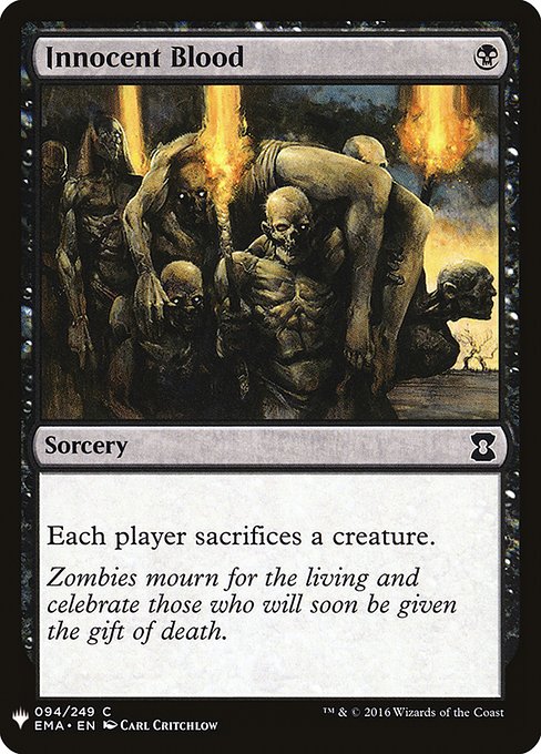 Each player sacrifices a creature.