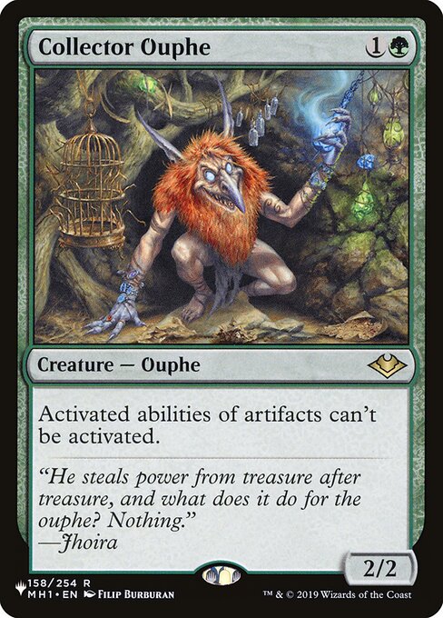 Activated abilities of artifacts can't be activated.