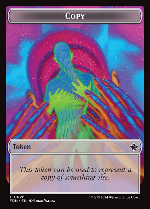 (This token can be used to represent a token that's a copy of a permanent.)