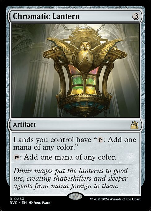Lands you control have "{T}: Add one mana of any color."
{T}: Add one mana of any color.