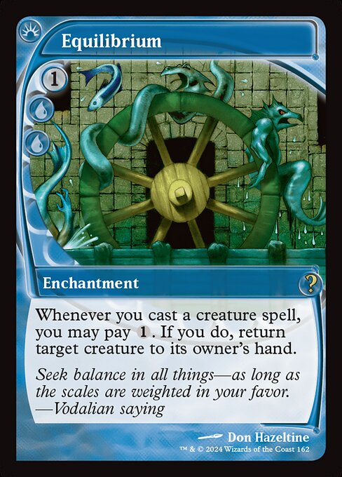 Whenever you cast a creature spell, you may pay {1}. If you do, return target creature to its owner's hand.