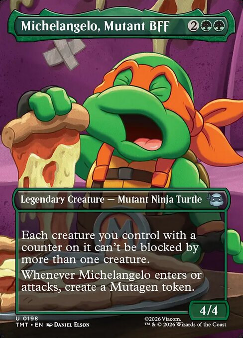 Michelangelo, Mutant BFF (Foil)