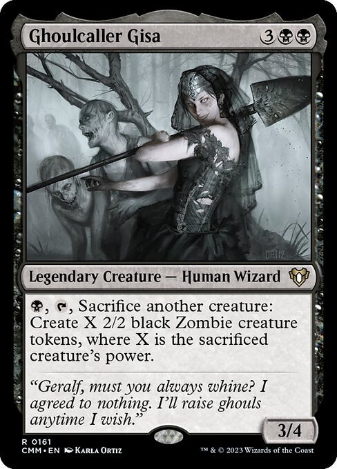 {B}, {T}, Sacrifice another creature: Create X 2/2 black Zombie creature tokens, where X is the sacrificed creature's power.