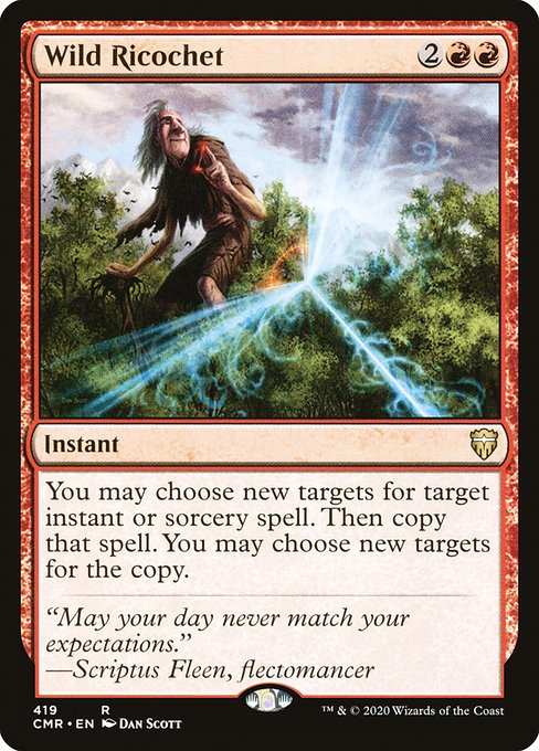 You may choose new targets for target instant or sorcery spell. Then copy that spell. You may choose new targets for the copy.