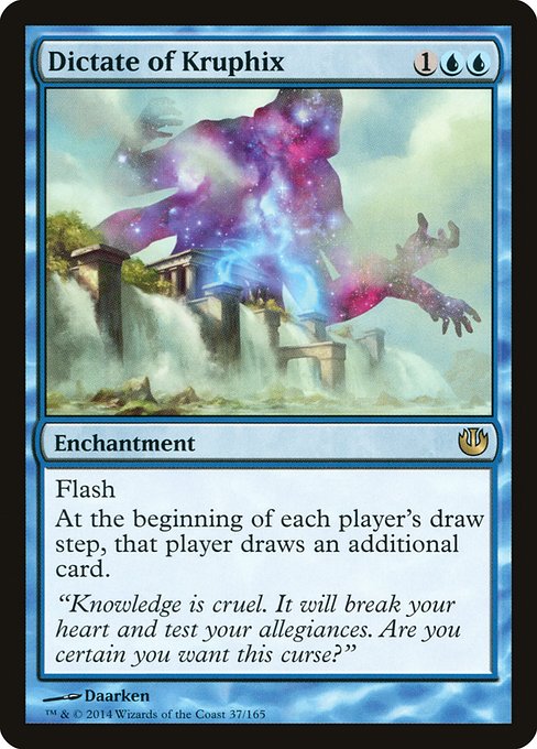 Flash
At the beginning of each player's draw step, that player draws an additional card.