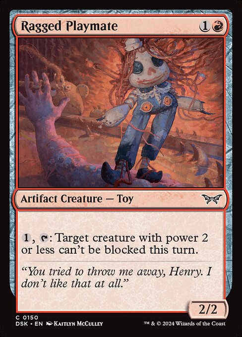 {1}, {T}: Target creature with power 2 or less can't be blocked this turn.