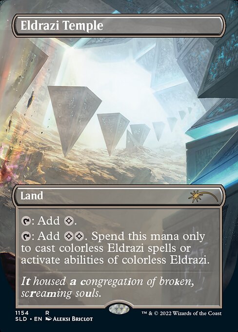 {T}: Add {C}.
{T}: Add {C}{C}. Spend this mana only to cast colorless Eldrazi spells or activate abilities of colorless Eldrazi.