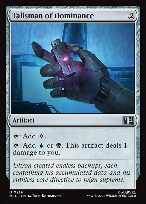 Talisman of Dominance (Foil)