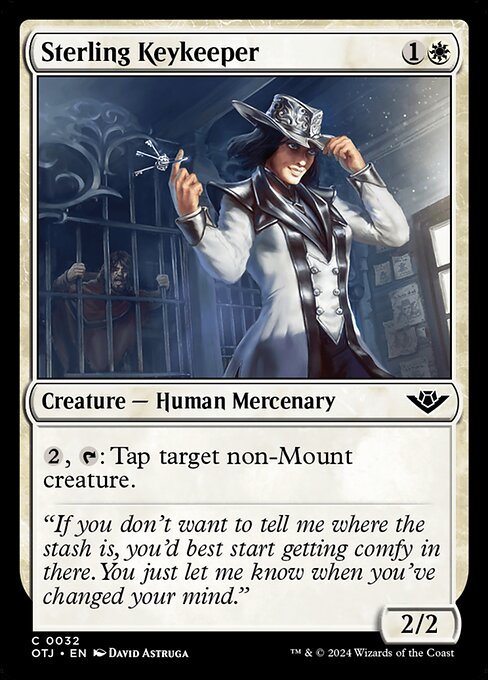 {2}, {T}: Tap target non-Mount creature.