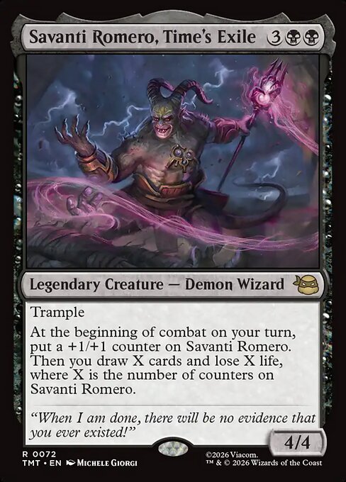 Savanti Romero, Time's Exile (Foil)