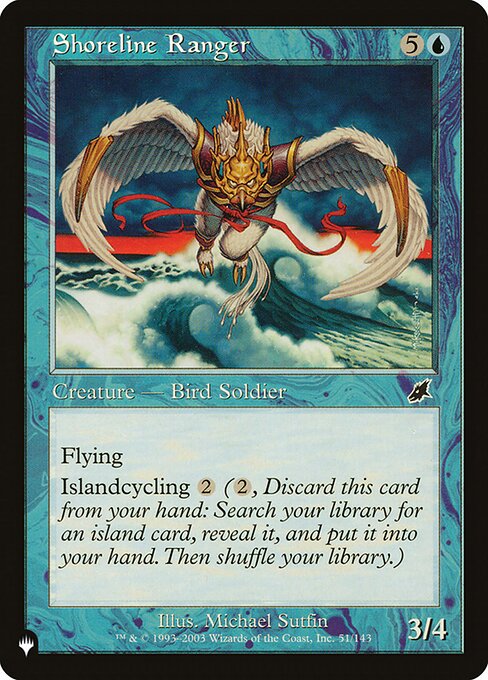 Flying
Islandcycling {2} ({2}, Discard this card: Search your library for an Island card, reveal it, put it into your hand, then shuffle.)