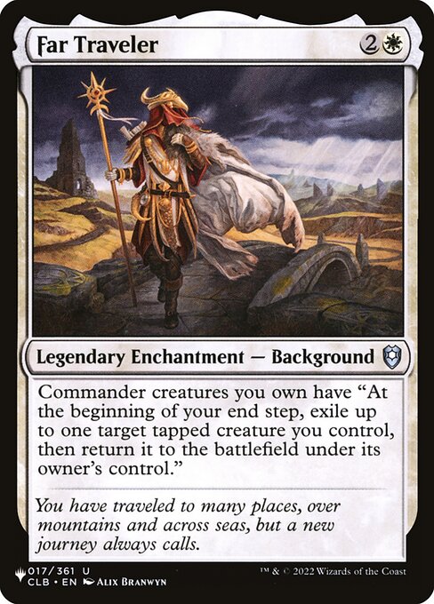 Commander creatures you own have "At the beginning of your end step, exile up to one target tapped creature you control, then return it to the battlefield under its owner's control."