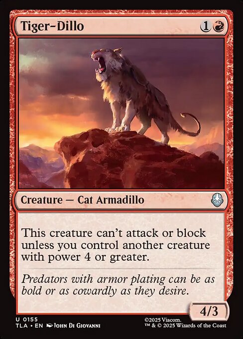 Tiger-Dillo (Foil)