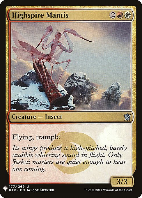 Flying, trample