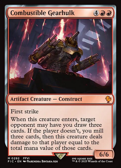 Combustible Gearhulk (Foil)