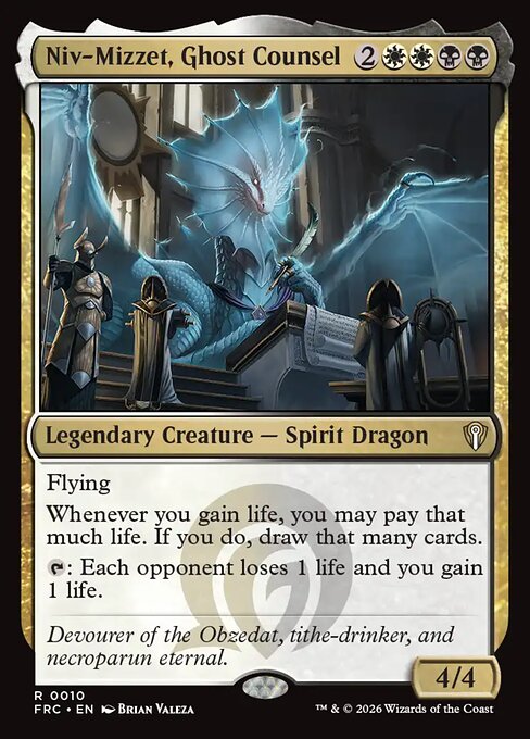 Niv-Mizzet, Ghost Counsel (Foil)