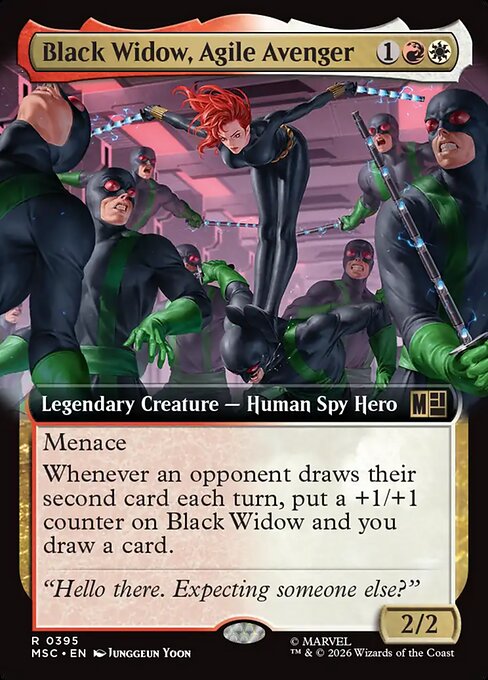 Black Widow, Agile Avenger (Foil)