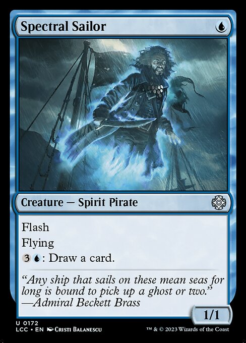Flash (You may cast this spell any time you could cast an instant.)
Flying
{3}{U}: Draw a card.