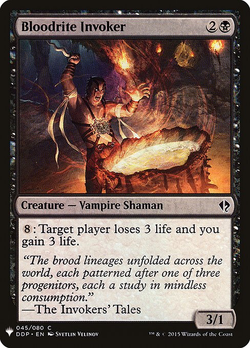 {8}: Target player loses 3 life and you gain 3 life.