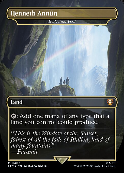 {T}: Add one mana of any type that a land you control could produce.