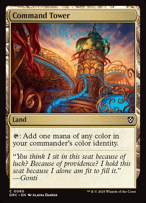{T}: Add one mana of any color in your commander's color identity.