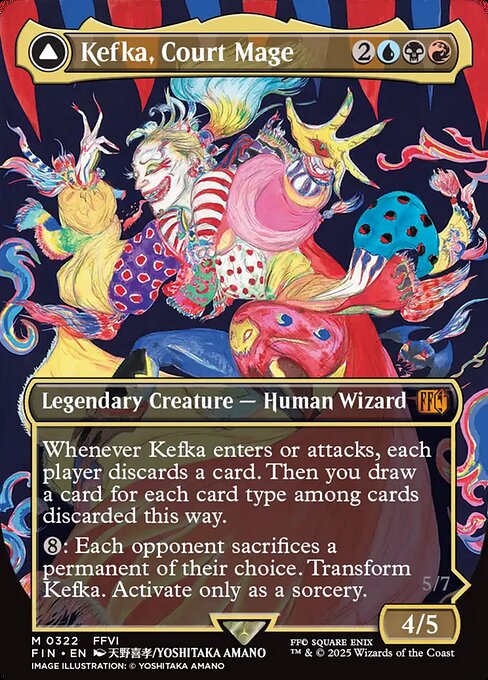 Kefka, Court Mage // Kefka, Ruler of Ruin (Foil)