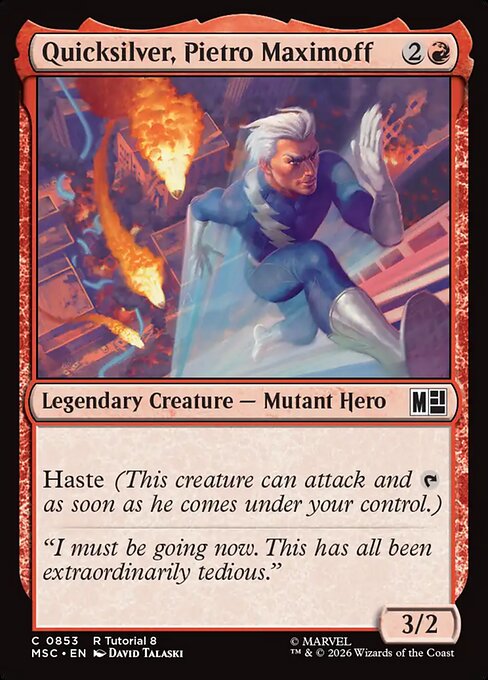 Quicksilver, Pietro Maximoff (Foil)