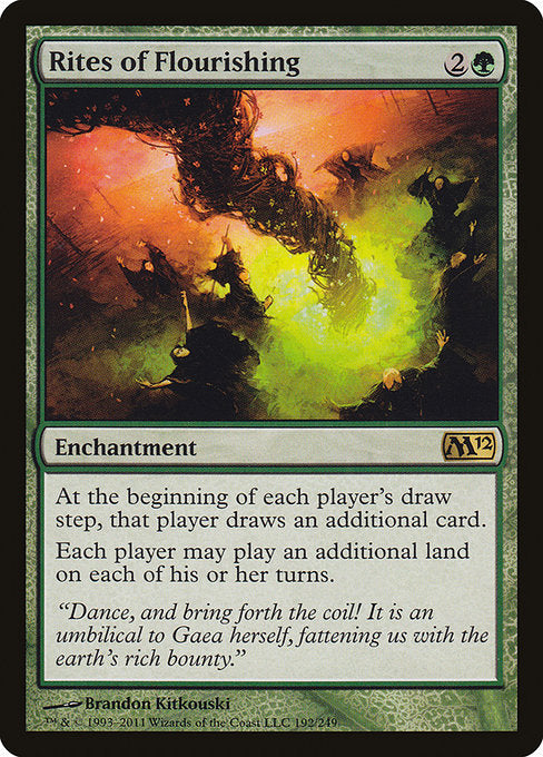 At the beginning of each player's draw step, that player draws an additional card.
Each player may play an additional land on each of their turns.