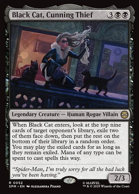 Black Cat, Cunning Thief (Foil)