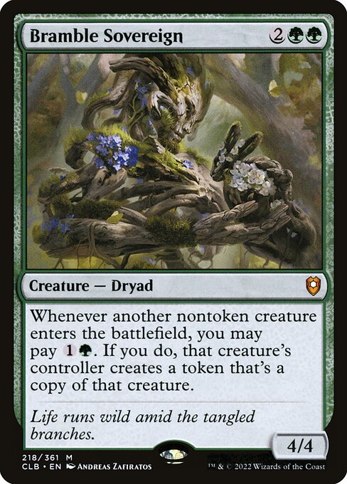 Whenever another nontoken creature enters the battlefield, you may pay {1}{G}. If you do, that creature's controller creates a token that's a copy of that creature.