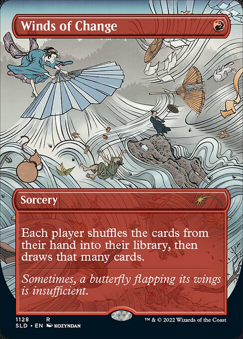 Each player shuffles the cards from their hand into their library, then draws that many cards.