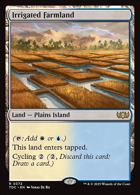 ({T}: Add {W} or {U}.)
This land enters tapped.
Cycling {2} ({2}, Discard this card: Draw a card.)