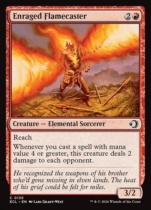 Enraged Flamecaster (Foil)