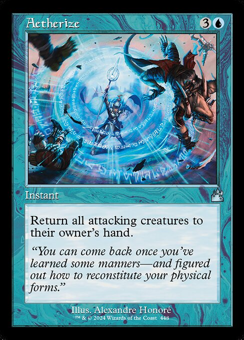 Return all attacking creatures to their owner's hand.