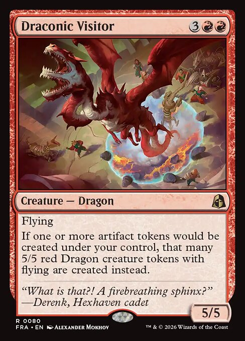 Draconic Visitor (Foil)