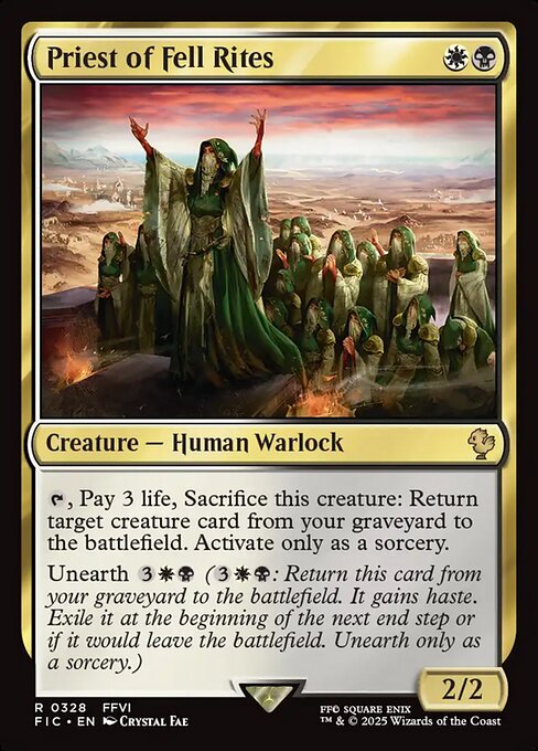 Priest of Fell Rites (Foil)