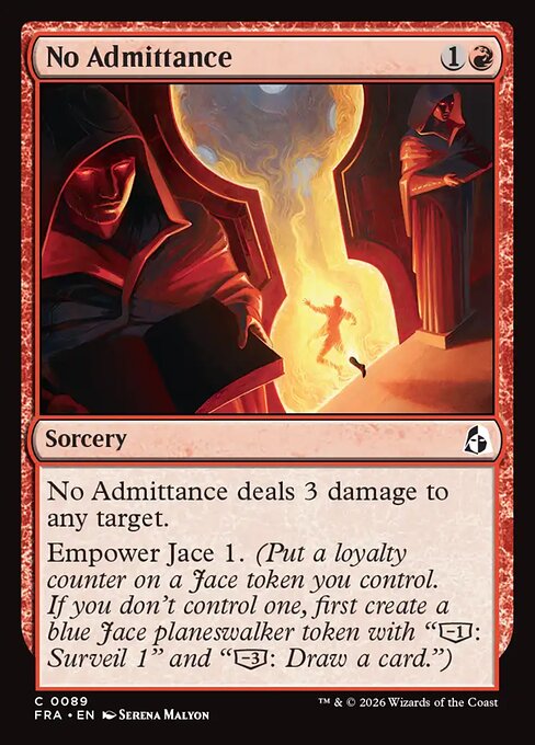 No Admittance (Foil)