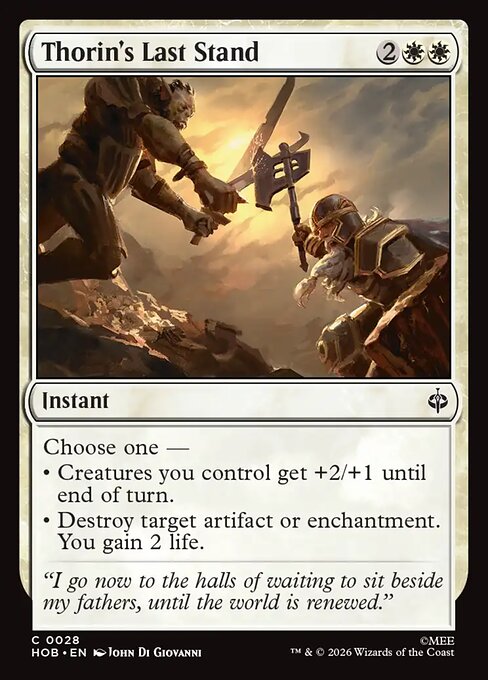 Thorin's Last Stand (Foil)