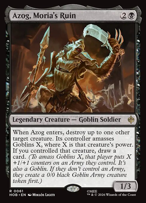 Azog, Moria's Ruin (Foil)