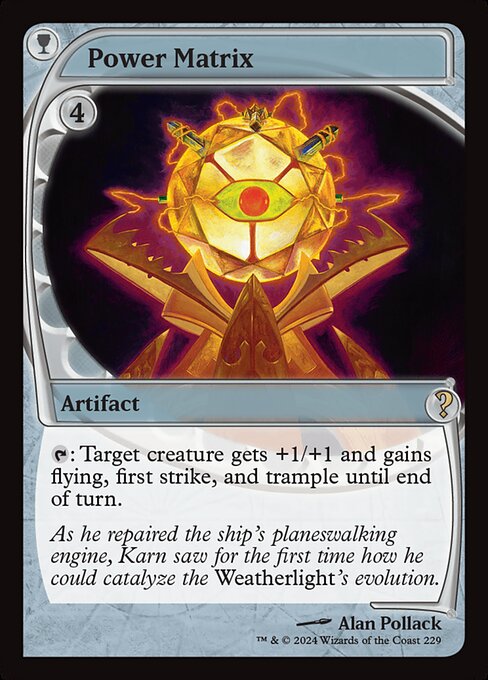 {T}: Target creature gets +1/+1 and gains flying, first strike, and trample until end of turn.
