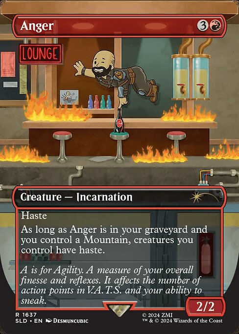 Haste
As long as this card is in your graveyard and you control a Mountain, creatures you control have haste.