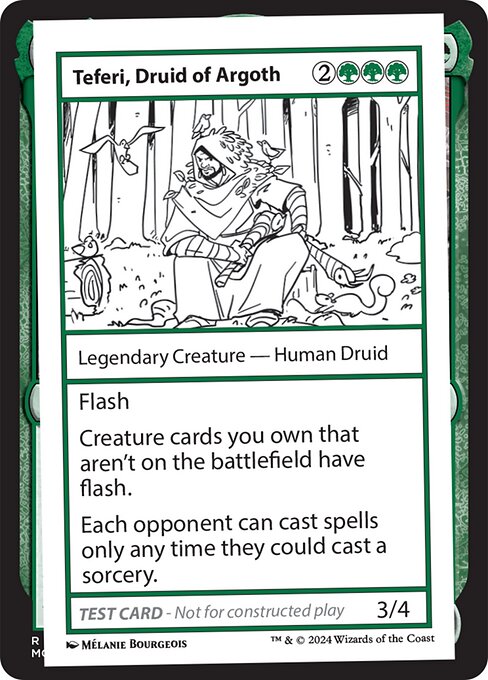 Flash
Creature cards you own that aren't on the battlefield have flash.
Each opponent can cast spells only any time they could cast a sorcery.