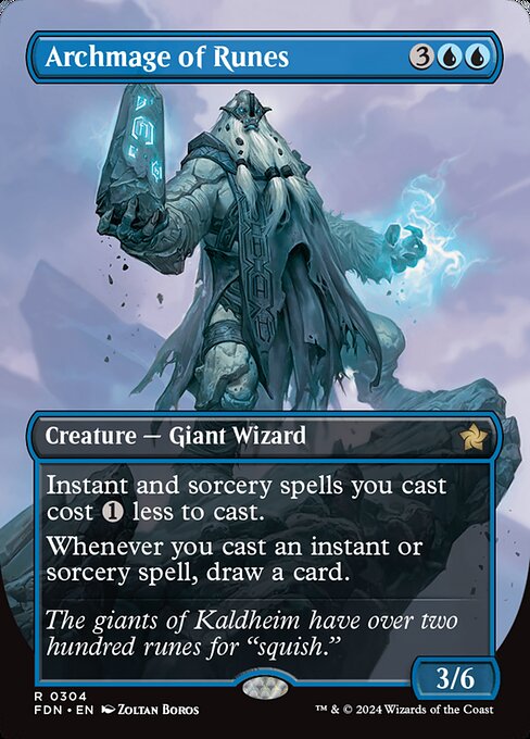 Instant and sorcery spells you cast cost {1} less to cast.
Whenever you cast an instant or sorcery spell, draw a card.