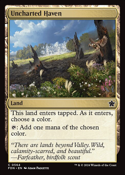 This land enters tapped. As it enters, choose a color.
{T}: Add one mana of the chosen color.
