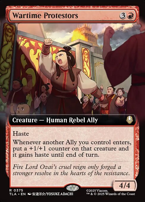 Wartime Protestors (Foil)