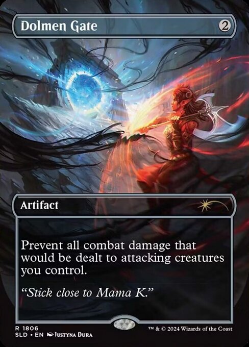 Prevent all combat damage that would be dealt to attacking creatures you control.